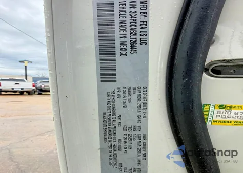 2020 Dodge Journey Se from USA, damaged, VIN 3C4PDCAB2LT264445